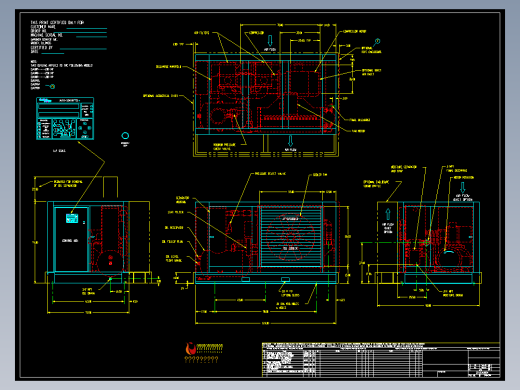 螺杆空压机总图