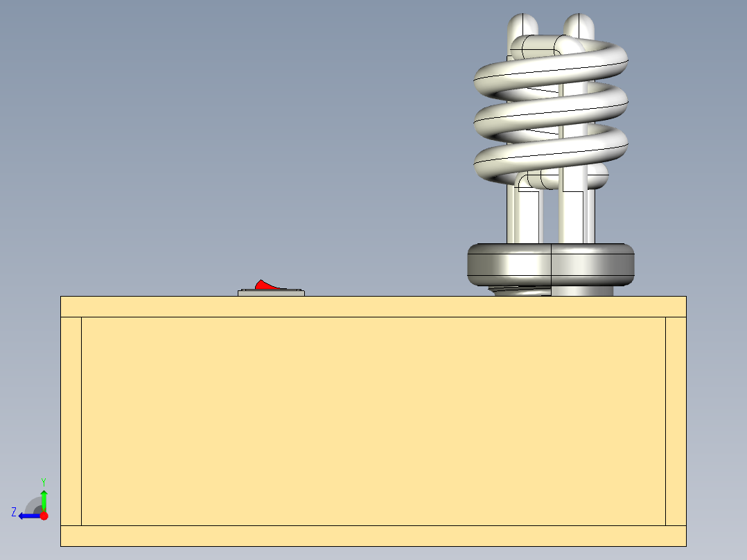 智能开关测试盒右视图
