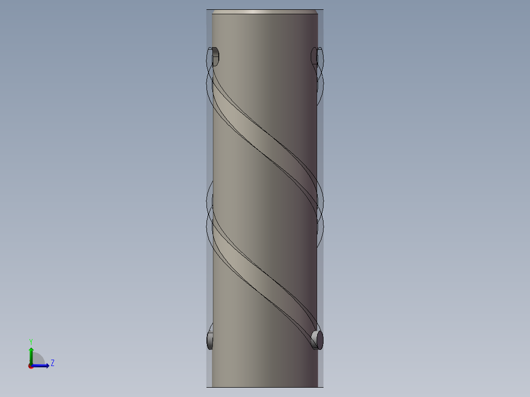 路径配合习作 旋转抬升机构左视图