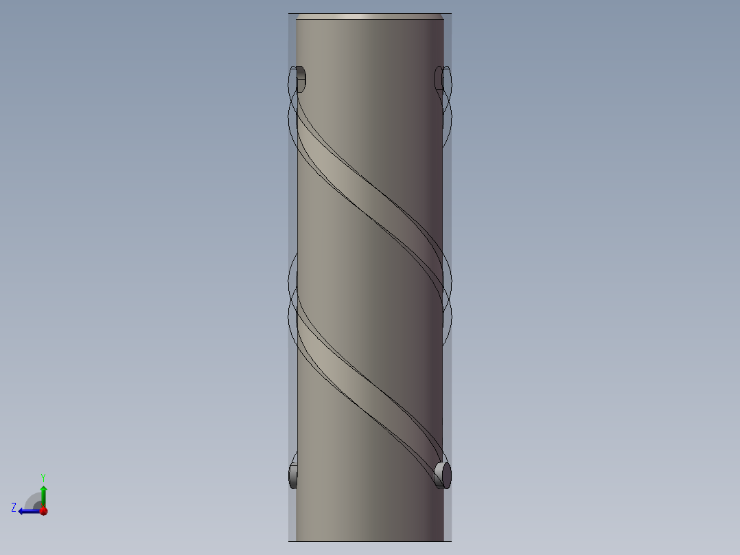 路径配合习作 旋转抬升机构右视图