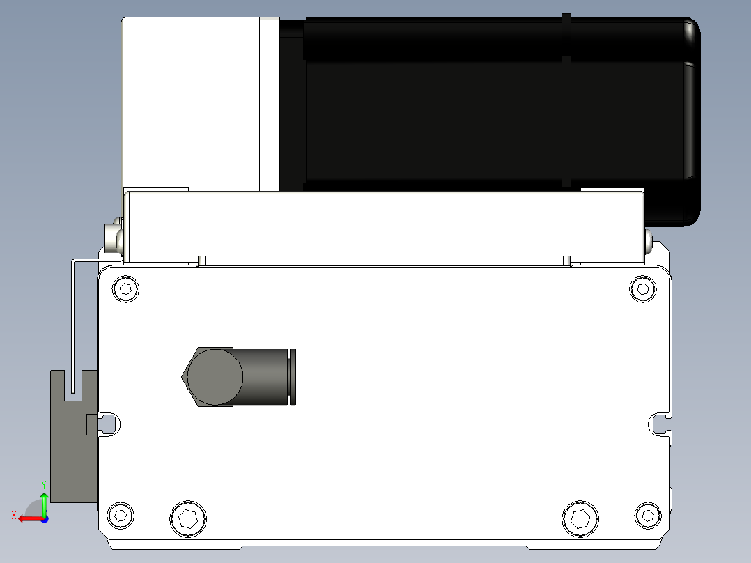 Toyo东佑达直线模组-ECB17-150-RU后视图