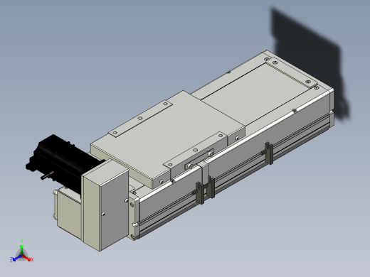 Toyo东佑达直线模组-ECB17-150-RU正等轴测缩略图