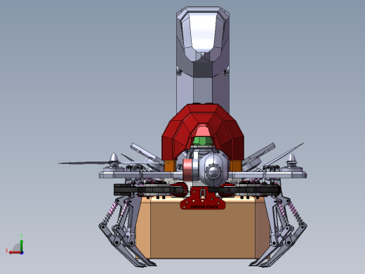 B22-机械蝎子无人机后视缩略图