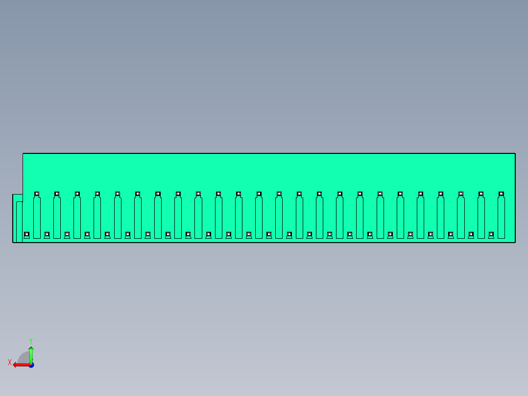 DEGSON 2EDG 系列 5.0mm 可插拔接线端子组-2EDGRTC-5.0-48P-14-00AH后视图