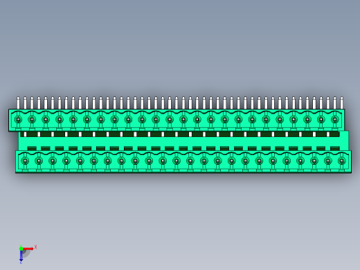 DEGSON 2EDG 系列 5.0mm 可插拔接线端子组-2EDGRTC-5.0-48P-14-00AH俯视缩略图