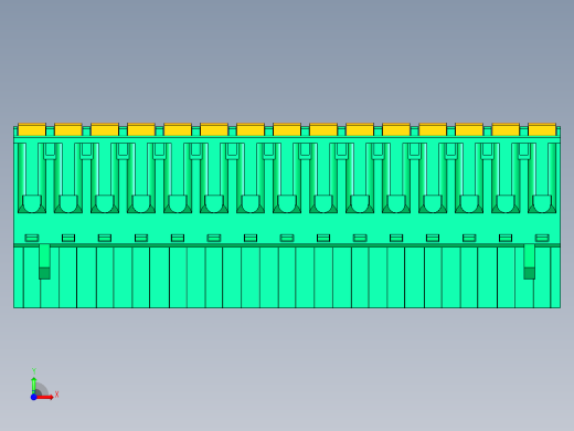 DEGSON 2EDG 系列 5.08mm 可插拔接线端子组-2EDGKD-5.08-15P-14-00AH前视缩略图