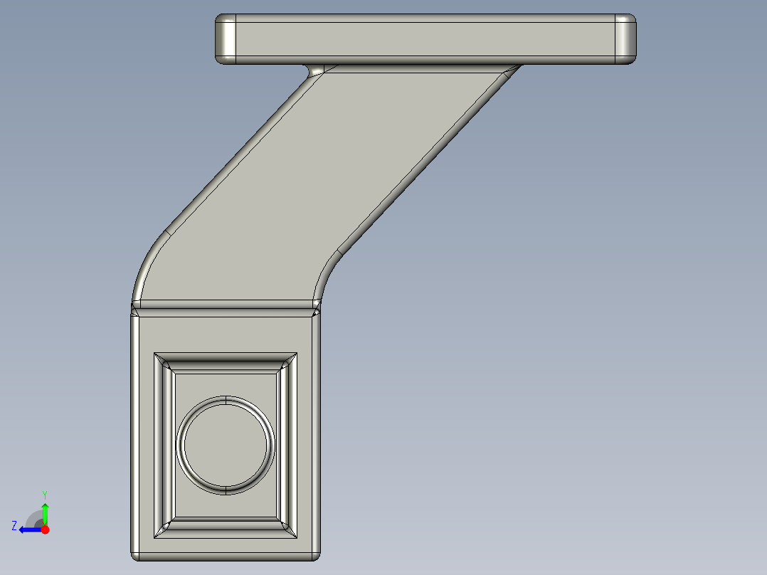 拖车示廓灯右视图