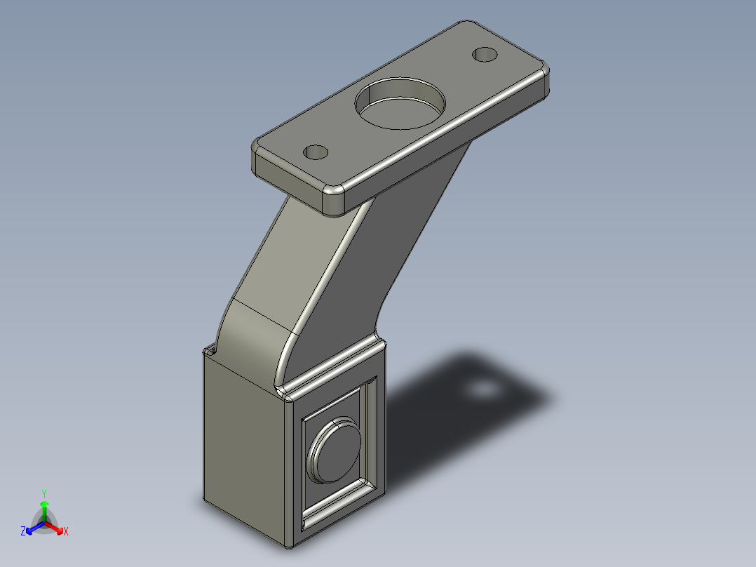 拖车示廓灯正等轴测图