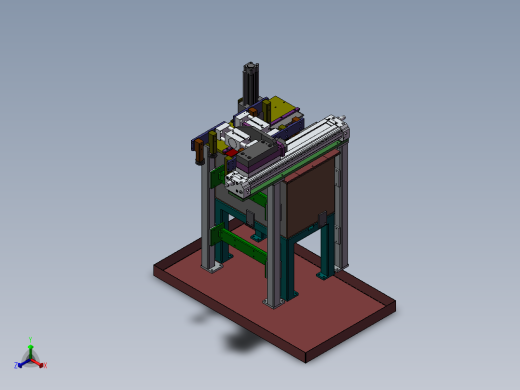 双列直插式封装机正等轴测缩略图