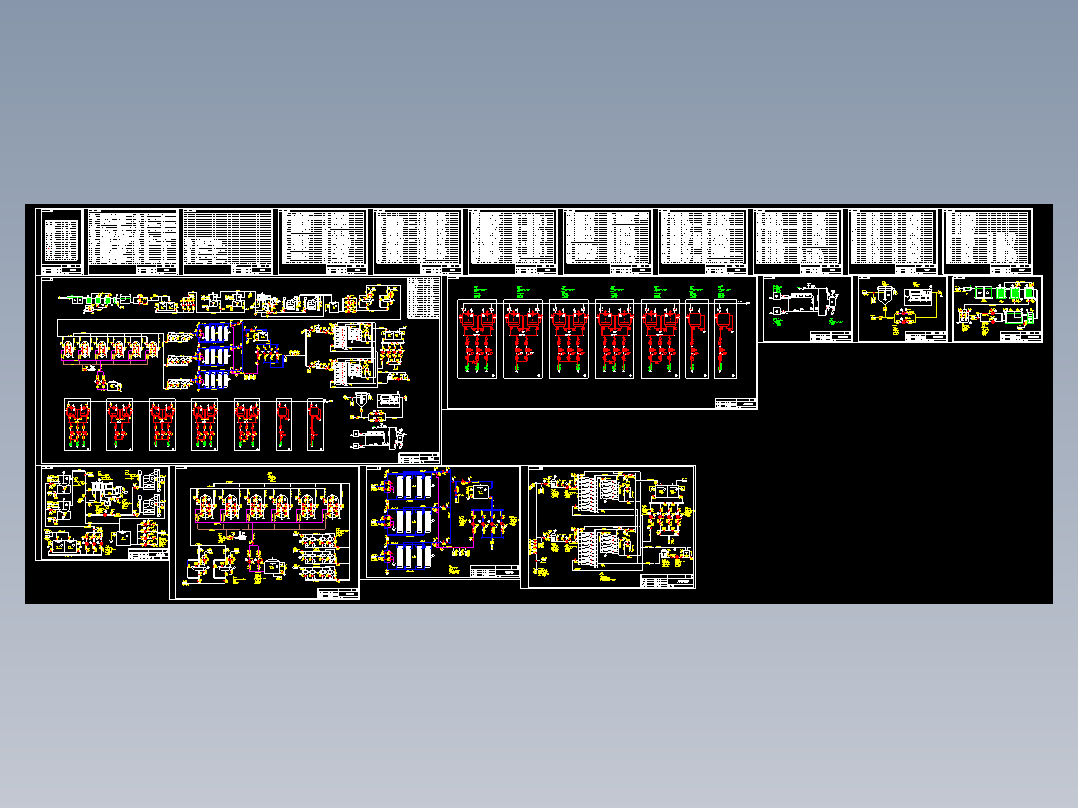 某电厂循环冷却排污水回用工程全套工艺图纸