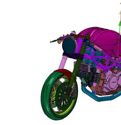 杜卡迪怪兽改装咖啡骑士