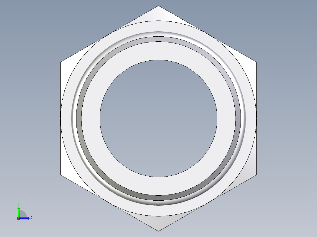 卡套式工业通用硬管接头EO_Male_Stud_connector_GEO35LMOMDCF左视图