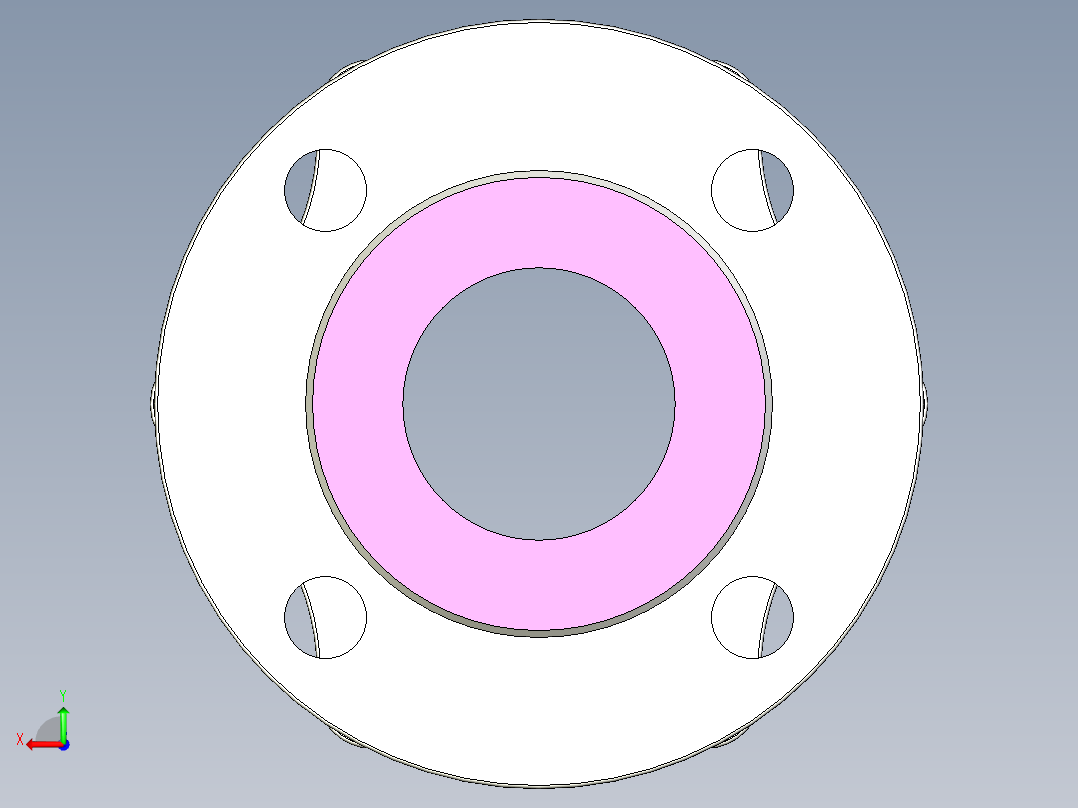 管道手动球阀-水管开关阀-手动阀门User Library-md52c150dn65-1_MD52C150DN65.FCP后视图