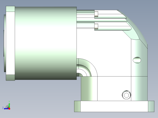 直齿孔ZPLF160-L2 35-114.3-200-M12.stp右视缩略图
