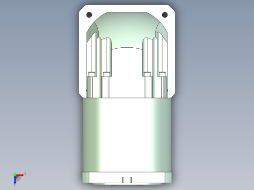 直齿孔ZPLF160-L2 35-114.3-200-M12.stp俯视缩略图
