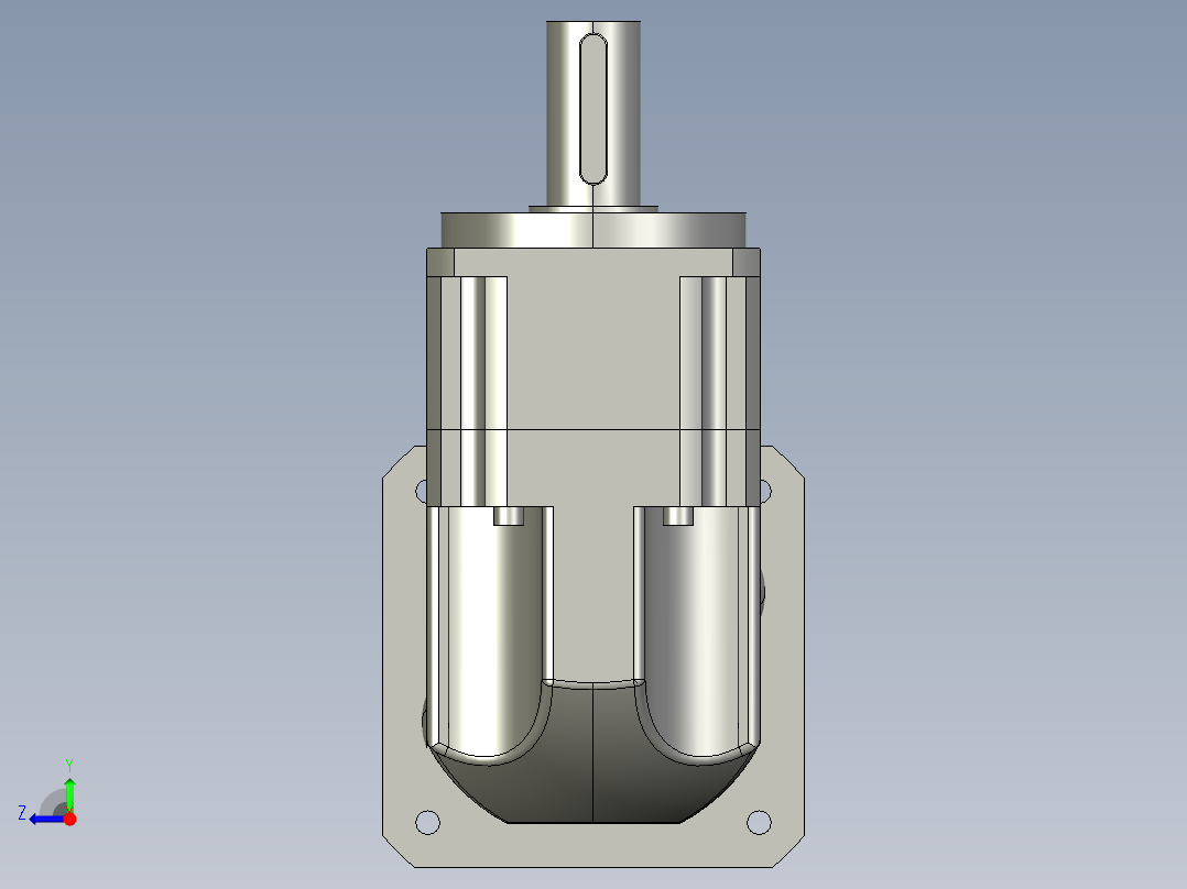 斜齿ZPGH142-L1 35-114.3-200-M12-10B.STEP右视图