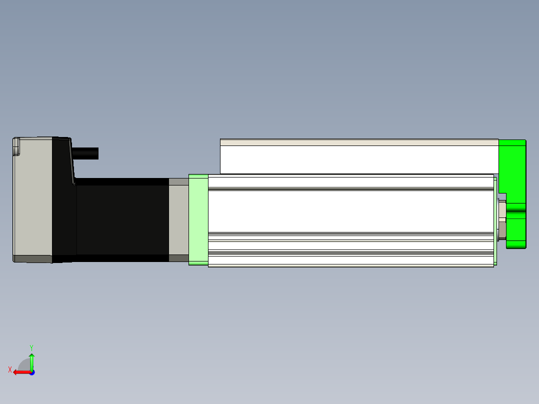 威洛博LES小滑台LES25-Lxx-S50-BC后视图