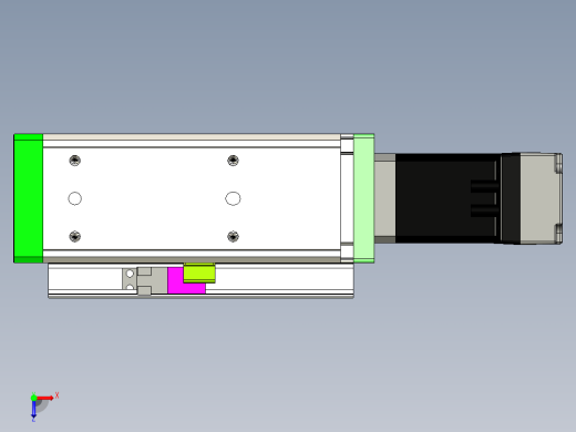 威洛博LES小滑台LES25-Lxx-S50-BC俯视缩略图