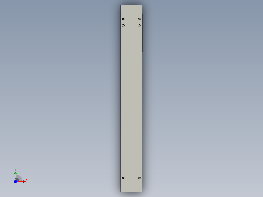 SLIDE 无杆气缸-PSG前视图