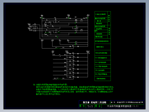 主变保护及信号回路接线图（2）