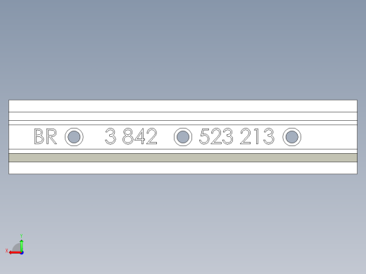 型材-BR 6MM FLAT-TEE SLIDER KJN523213后视缩略图