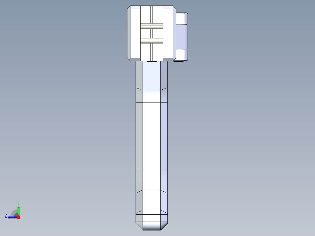 折叠支架右视图