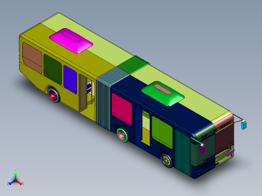 公交车玩具双节电车