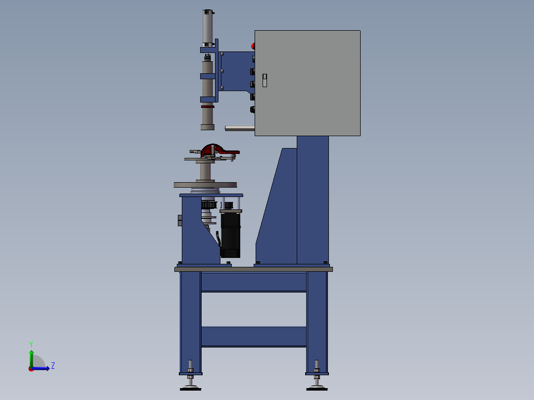旋转焊接机sw20左视图