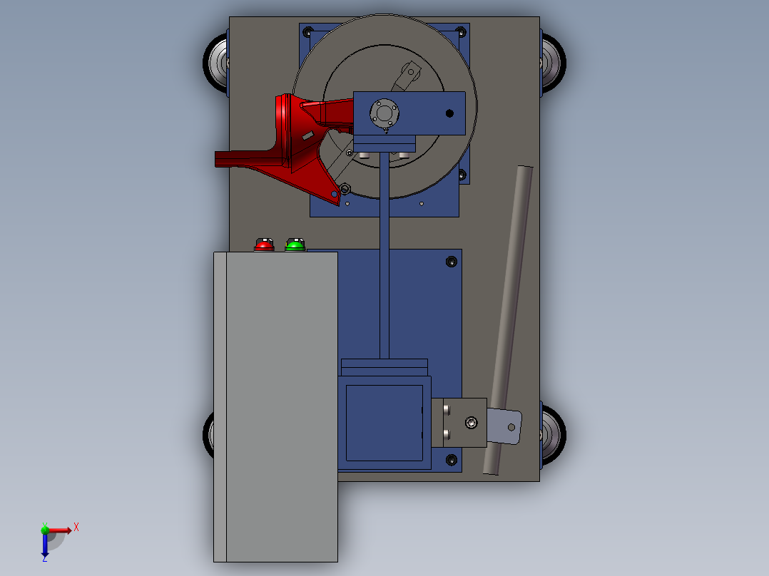 旋转焊接机sw20俯视图