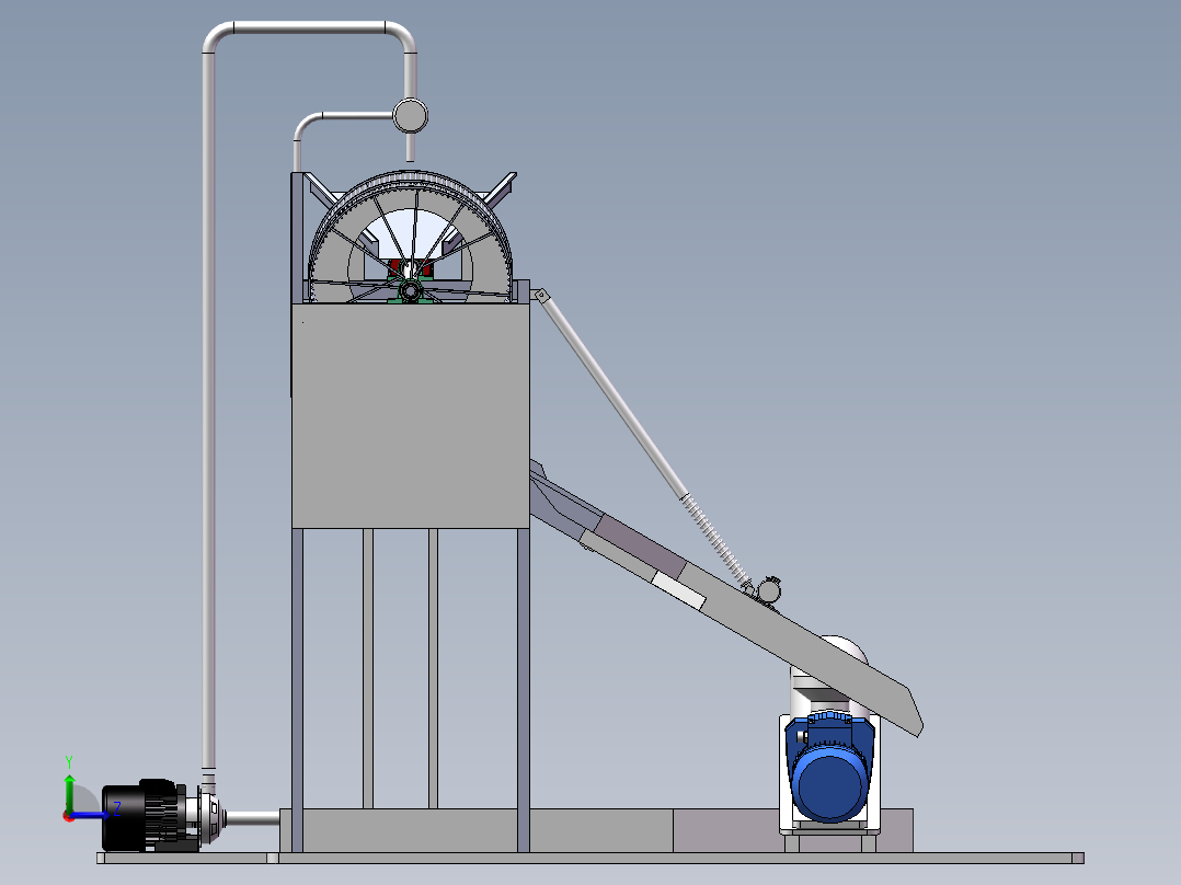 混凝土分离机sw18左视图