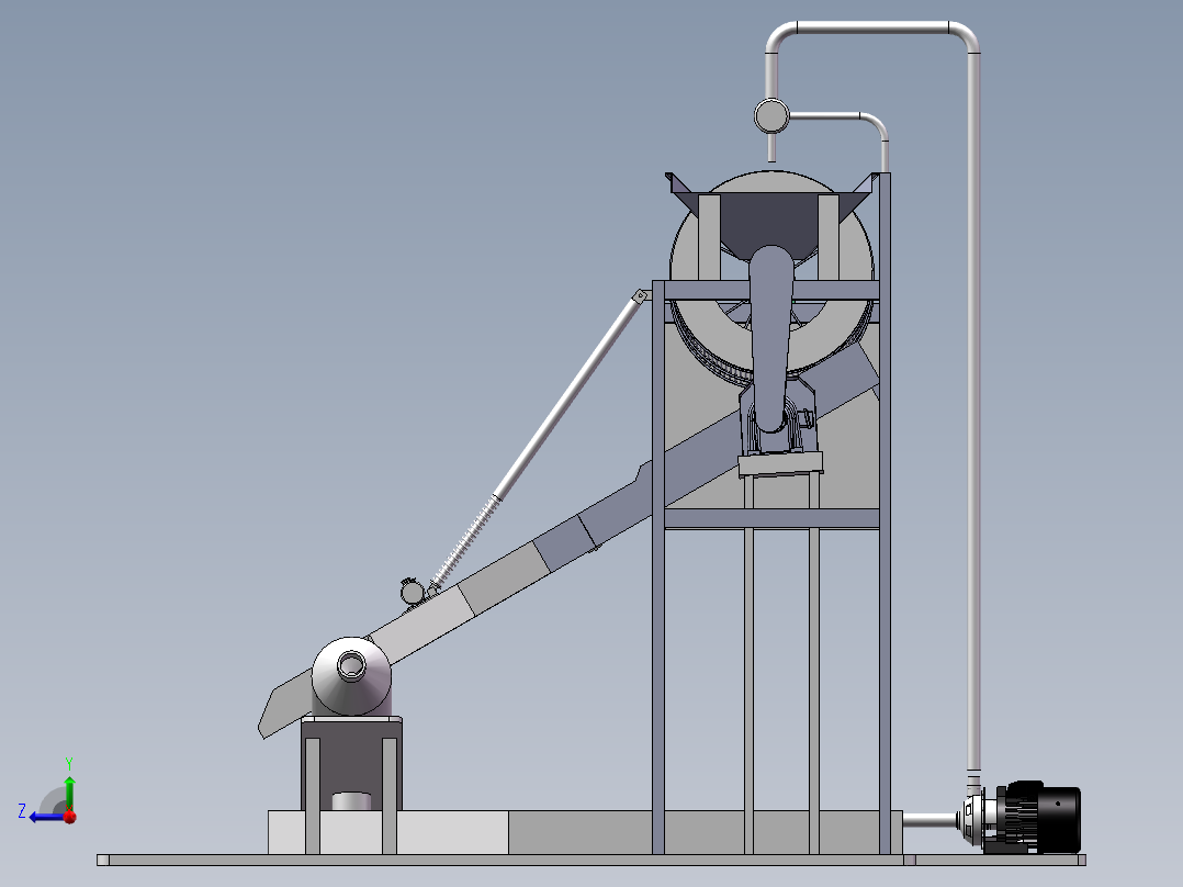 混凝土分离机sw18右视图