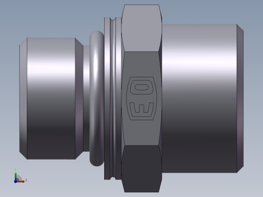 公制螺纹O圈密封、1CH-22-18前视缩略图