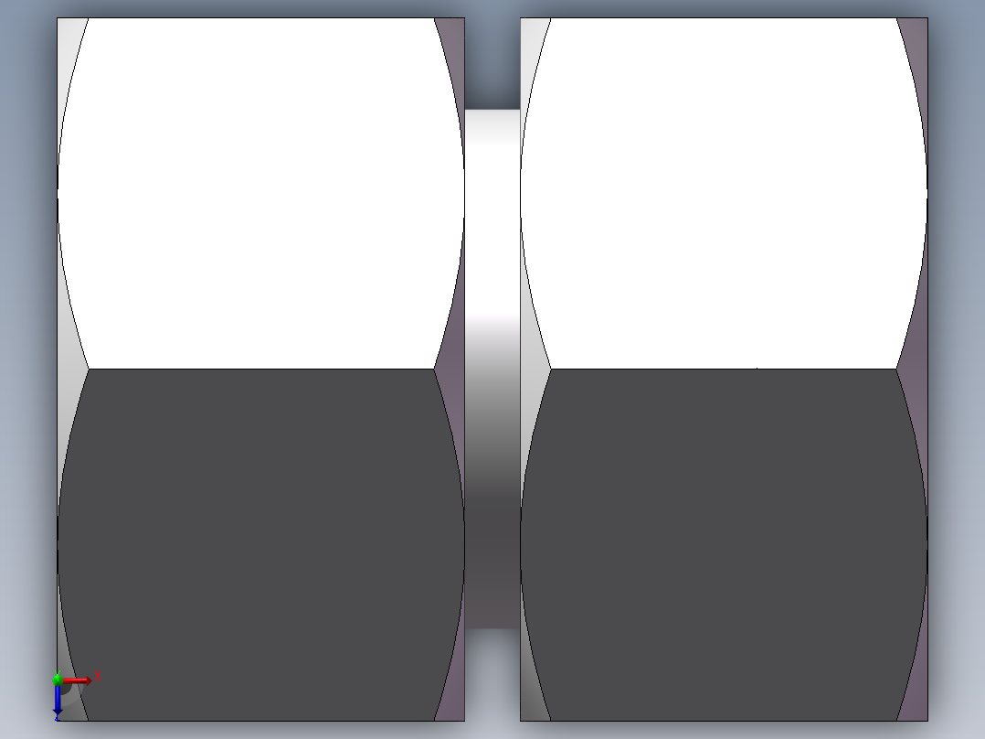 3C+3D 组合接头、3D-42俯视图