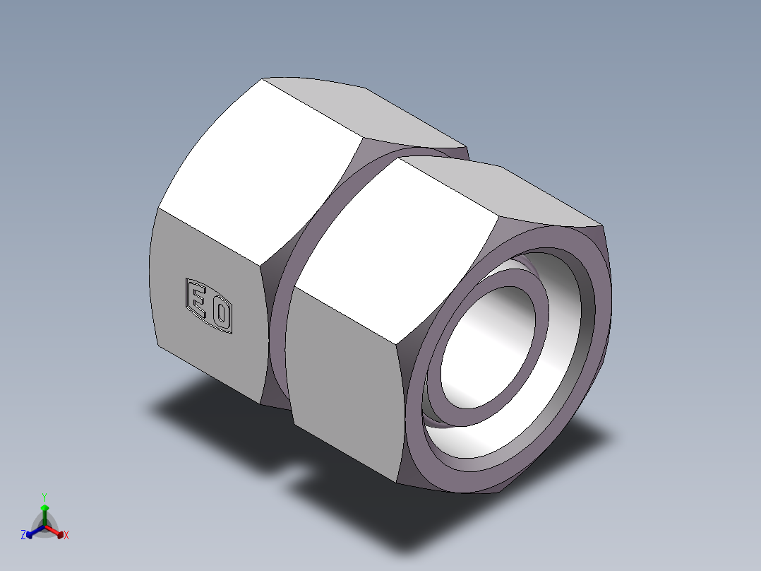 3C+3D 组合接头、3D-42正等轴测图