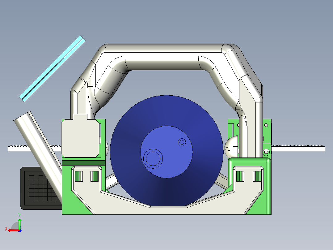 B3004020-自动紧急呼吸机后视图