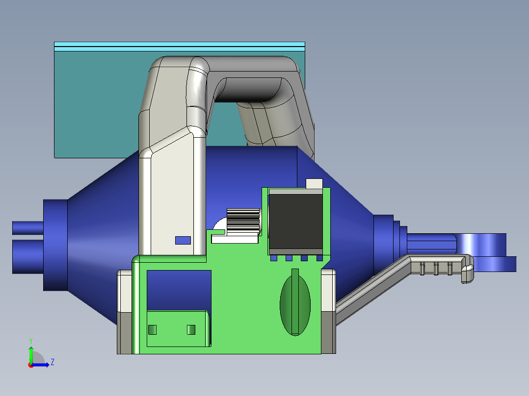B3004020-自动紧急呼吸机左视图