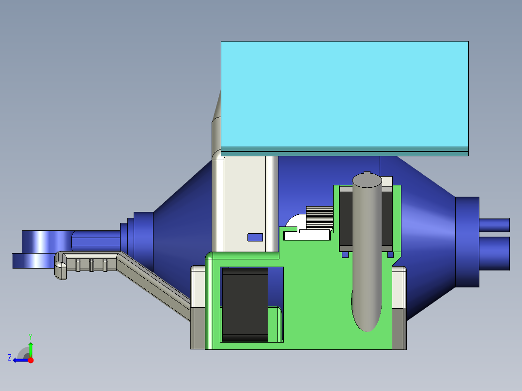 B3004020-自动紧急呼吸机右视图