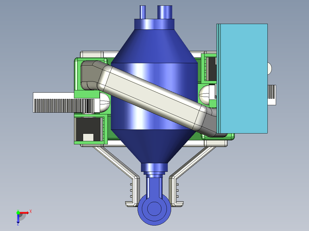 B3004020-自动紧急呼吸机俯视图