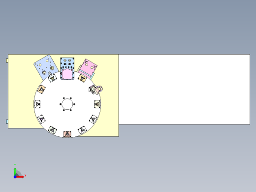 FL-710 美妆眼影盘自动压粉机前视缩略图