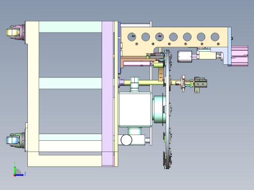 FL-710 美妆眼影盘自动压粉机左视缩略图