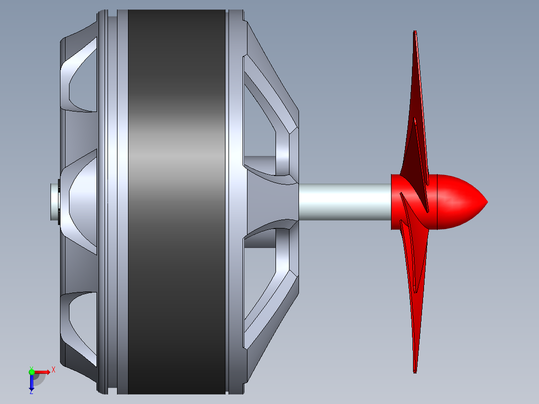 直流电机、电机(16)俯视图