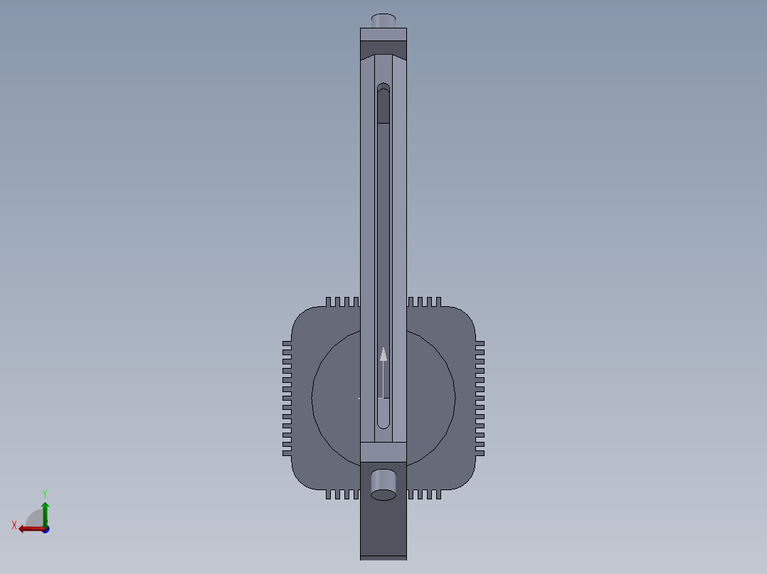 削皮电机后视图
