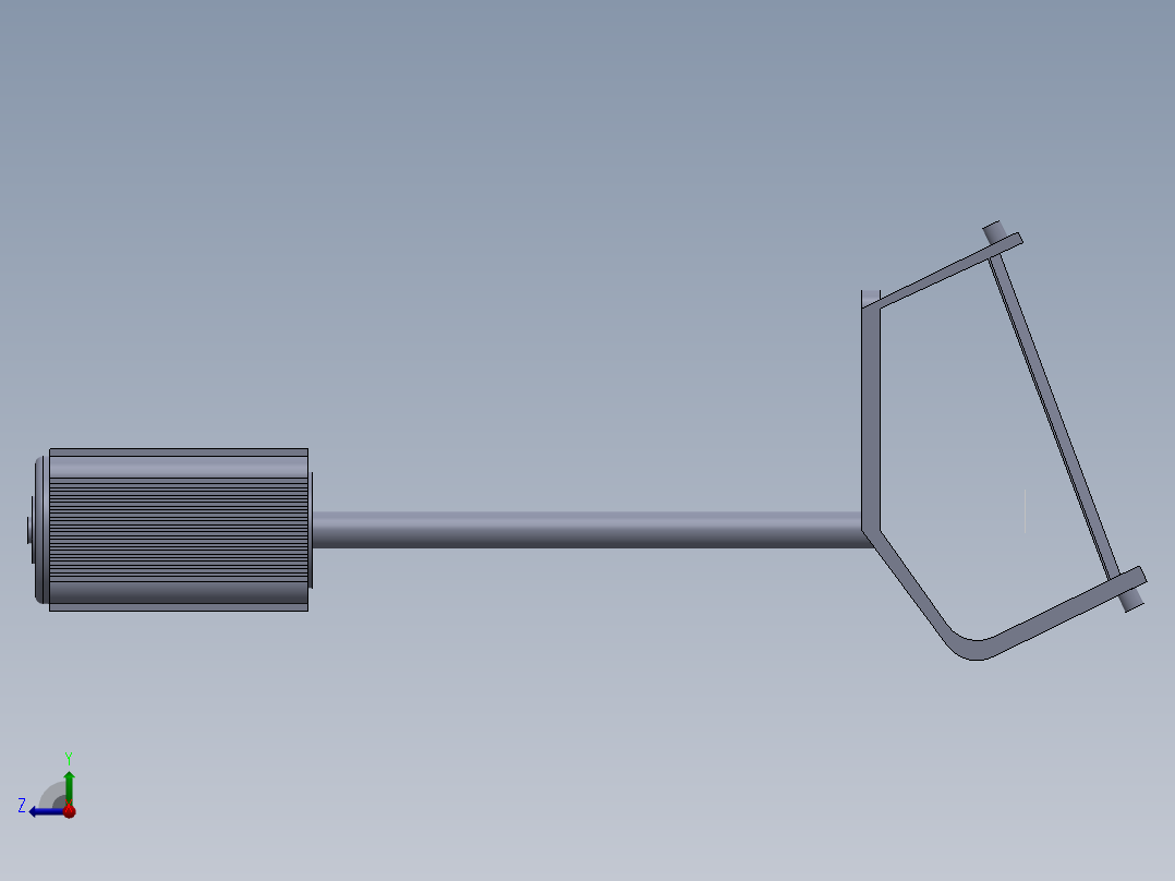 削皮电机右视图