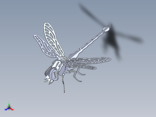 B2004485-蜻蜓正等轴测缩略图