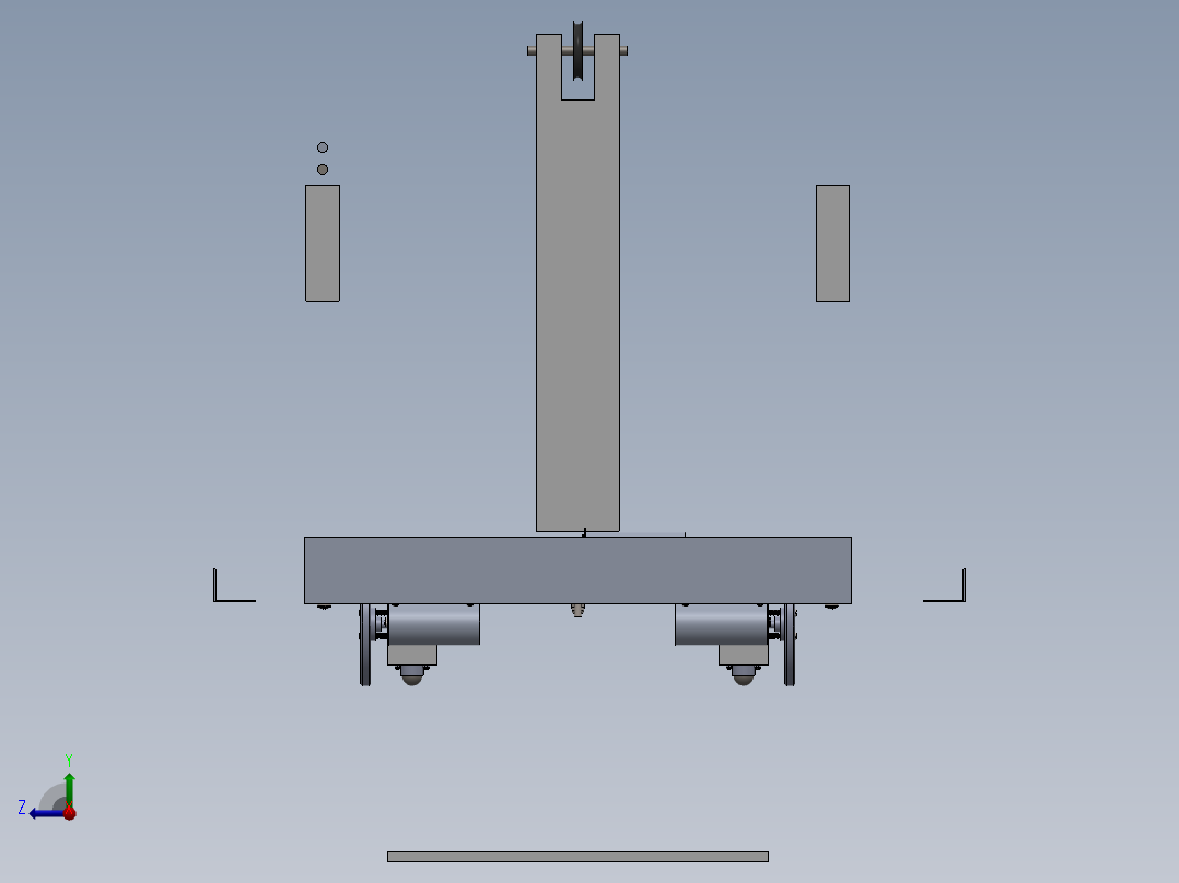 剪叉式升降机 、升降机(18)右视图