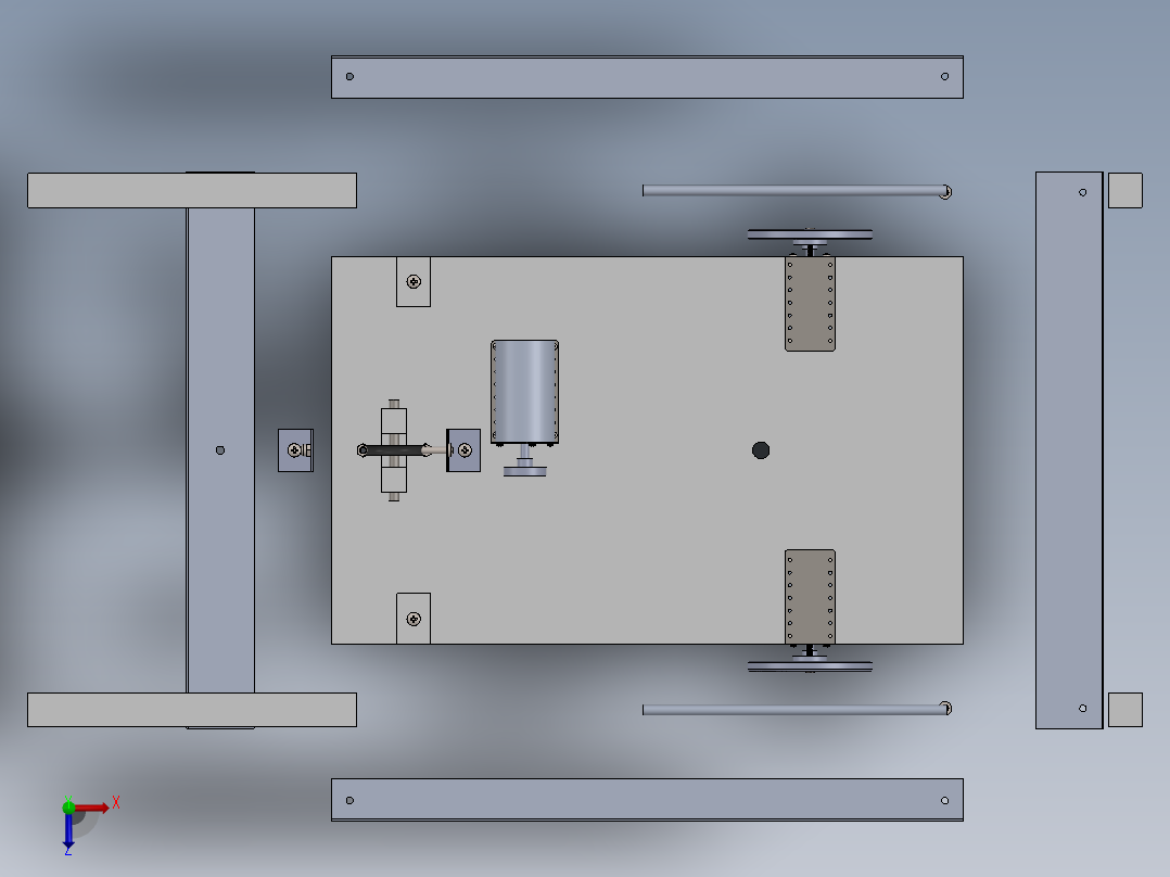 剪叉式升降机 、升降机(18)俯视图
