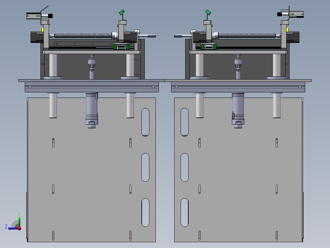 1.68米宽度可调输送机构右视图