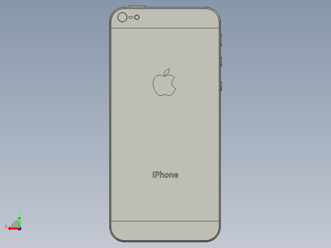 我爸爸的iphone 5s 12后视图