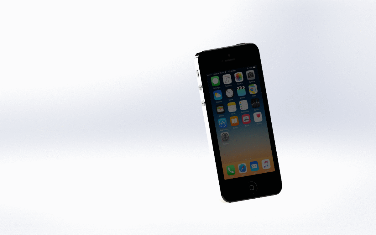 我爸爸的iphone 5s 12