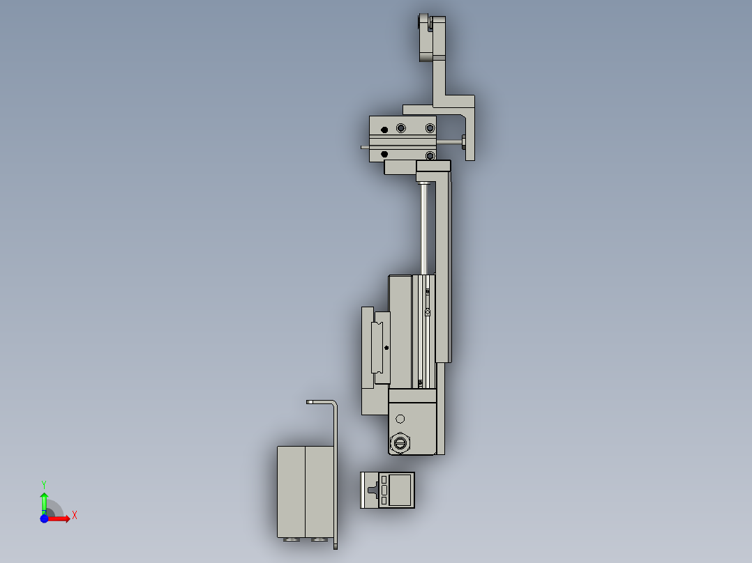 IDK80030G000A-止动卡组装装置前视图